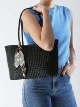 Sac Port paule Braided Miniprix Noir braided A9113-vue-porte