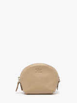 Porte-monnaie Caviar Cuir Crinkles Beige caviar 14026