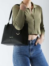 Schoudertas Ld Bags Laurent david Zwart ld bags 7-vue-porte