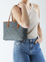 Sac Port paule Th Monoplay Tommy hilfiger Bleu th monoplay AW17415-vue-porte