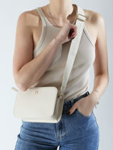Sac Bandoulire Th Logotape Tommy hilfiger Blanc th logotape AW17229-vue-porte