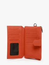 Portefeuille Original N Cuir Nathan baume Orange original n 104N-vue-porte