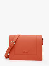 Sac Bandoulire Rotterdam Cuir Nathan baume Orange mondrian 3