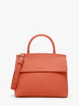 Cross Body Tas Clarita Leder Nathan baume Oranje nathan 18