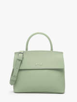Sac Bandoulire Clarita Cuir Nathan baume Vert nathan 18