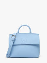 Sac Bandoulire Calie Cuir Nathan baume Bleu nathan 19