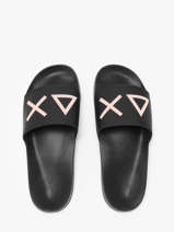 Claquettes Logo Sun68 Noir women X35204