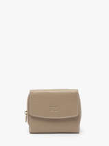 Portefeuille Caviar Cuir Crinkles Beige caviar 14201