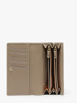 Portefeuille Caviar Leder Crinkles Beige caviar 14001-vue-porte