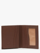 Portefeuille Caviar Cuir Crinkles Marron caviar 14178-vue-porte