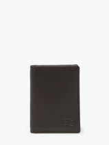 Portefeuille Cuir Crinkles Marron caviar 14255