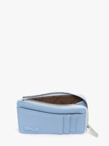 Portemonnee Met Kaarthouder Leder Nathan baume Blauw original n 217N-vue-porte
