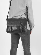 Besace Business Basilic pepper traveler BTRA01-vue-porte
