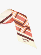 Ruban De Soie Monogram 82x5,5cm Lancel Marron charms A13495-vue-porte