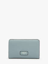 Portefeuille Rectangulaire Zipp� Ninon Cuir Lancel Bleu ninon A11123