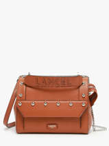 Sac  Rabat M Ninon Rivets Cuir Lancel Marron ninon A13380
