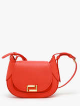 Sac Bandoulire Paulette Cuir Lancel Orange paulette A13330