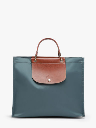 Longchamp Cabas longchamp du march Sac port main Bleu
