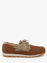 Chaussures De Ville Cross En Cuir Fluchos Marron men F1449