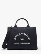 Sac Port Main Rsg Coton Karl lagerfeld Bleu rsg A1W50010