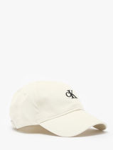 Pet Calvin klein jeans Wit monogram embro 4K5024G-vue-porte