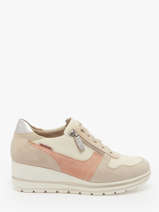 Sneakers Abby Uit Leder Mephisto Bruin women P5146578