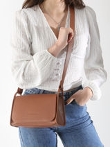 Longchamp Le foulonn Cross body tas Bruin-vue-porte