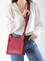 Longchamp Le foulonn du jardinier Besace Violet-vue-porte