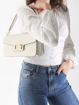 Sac Port paule Angele Cuir Lancel Beige angele A13149-vue-porte