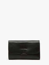 Portefeuille Cuir Biba Noir wallet VET1L