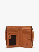 Portefeuille Heritage Cuir Biba Marron heritage HAK6L-vue-porte