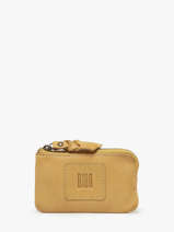 Porte-monnaie Cuir Biba Jaune heritage KA13