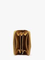 Porte-monnaie Heritage Cuir Biba Jaune heritage BT12-vue-porte