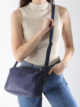 Sac Bandoulire Heritage Cuir Biba Violet heritage BT24-vue-porte