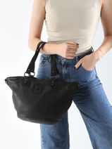 Handtassen Heritage Leder Biba Zwart heritage BT28-vue-porte