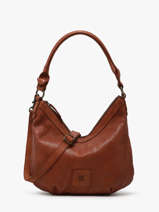Sac Port� �paule Heritage Cuir Biba Marron heritage BT29