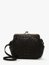 Sac Bandoulire Heritage Cuir Biba Noir heritage KA21