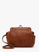 Sac Bandoulire Heritage Cuir Biba Marron heritage KA21