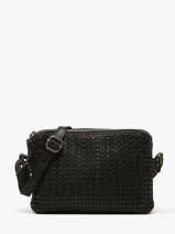 Sac Bandoulire Heritage Cuir Biba Noir heritage MOA3L