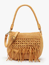 Sac Port paule Heritage Cuir Biba Jaune heritage VAR1L