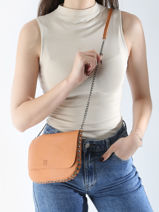 Cross Body Tas Leather Leder Biba Bruin leather ORA1L-vue-porte