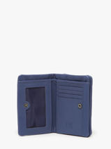 Portefeuille Cuir Biba Violet wallet SFM4L-vue-porte