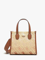 Sac Bandoulire Silvana Raphia Guess Marron silvana SW866577
