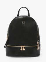 Sac  Dos Lulu castagnette Noir zip WILLO