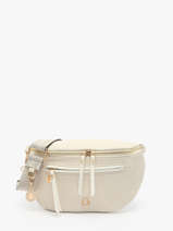 Sac Banane Lulu castagnette Beige zip YSALINE