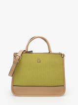 Sac Port Main Raphia Lulu castagnette Vert raphia YASSER