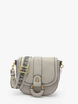 Sac Bandoulire Anneau Lulu castagnette Gris anneau YSEE