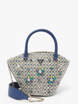 Sac  Main Beauvoir Guess Bleu beauvoir WE952875
