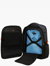 Business Rugzak 2 Compartimenten Met 15" Laptopvak Biz2go Samsonite Grijs biz2go KI1005-vue-porte