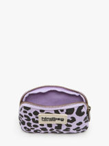 Porte-monnaie Hindbag Violet leopard LE-vue-porte